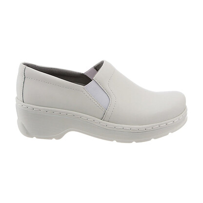KLOGS Women's Naples White Full Grain Leather Clog - 00130010001