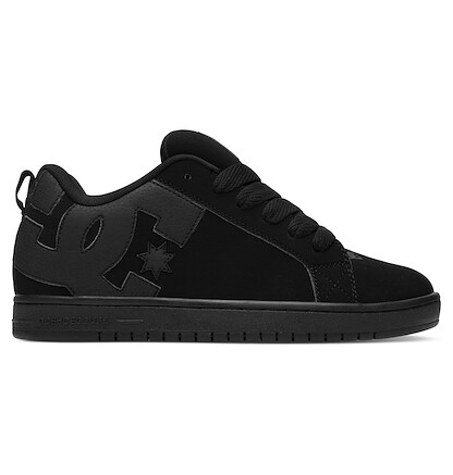 DC Shoes Men's Court Graffik Shoes Black/Black/Black - 300529-3BK