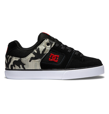 DC Shoes Men's Pure Shoes Black Camouflage - 300660-CA2
