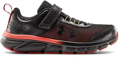 Under Armour Unisex Kids' BPS Assert 8 AC Venom Black/Versa Red/Black - 3023945-001