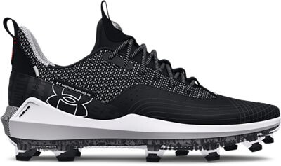 Under Armour Men's Harper 7 Low ST Baseball Cleats Black/Black/White - 3025585-001