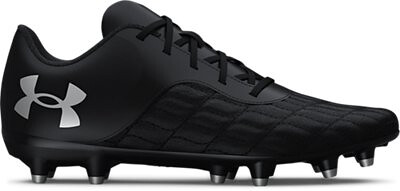 Under Armour Unisex Kids' Magnetico Select 3.0 FG Jr Soccer Cleats Black/Black/Metallic Silver - 3026748-001