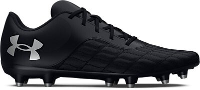 Under Armour Unisex UA Magnetico Select 3 FG Soccer Cleats Black/Black/Metallic Silver - 3027039-001