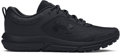 Under Armour Men's Charged Assert 10 Wide (2E) Running Shoes Black/Black/Black - 3028816-002