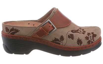 KLOGS Footwear Women's Austin Taupe Suede Tapestry - 00130330039