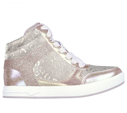 Skechers Girls' Standouts 2.0 - Leopard Shine Sneaker Rose Gold - 310909L-RSGD
