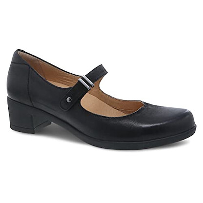 Dansko Women's Callista Black Burnished Nubuck Mary Jane - 3215100200