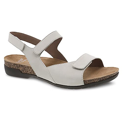 Dansko Women's Ronda Ivory Milled Nubuck Sandal - 6027615300