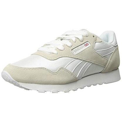 Reebok Men's Royal Nylon Classic Sneaker White/White/Steel - BD1552