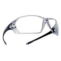 Bollé Safety 253-PR-40057 Prism Safety Eyewear with Shiny Black Rimless Frame and Clear Anti-Scratch/Anti-Fog Lens