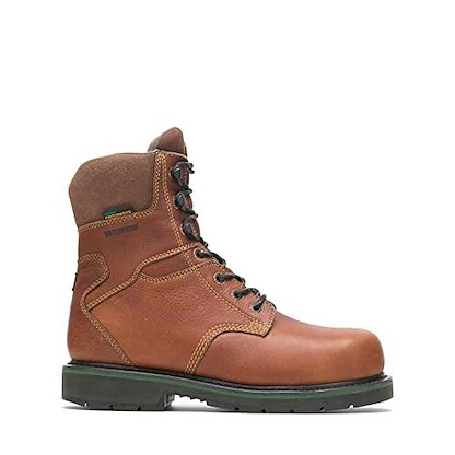 HYTEST FootRests® Waterproof Composite Toe 8" Work Boot Brown - K24181