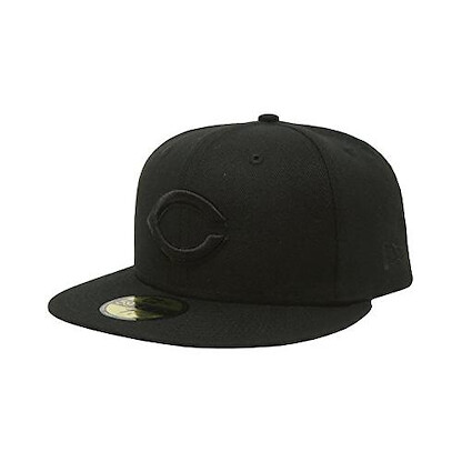 New Era 59Fifty Hat Cincinnati Reds MLB Basic Black Fitted Baseball Cap