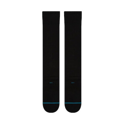 Stance Compression OTC Socks for Men and Women, Over the Calf, Mid Grade 15-20mmHg Compression, Black, Small