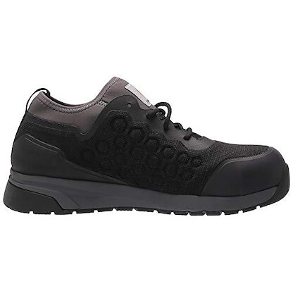 Carhartt Men's 3" Force® ESD Nano Composite Toe Work Shoe Black/Grey - CMD3461