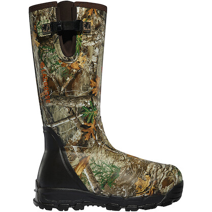 LaCrosse Men's 18" Alphaburly Pro Side-Zip Waterproof 1000g Insulated Hunting Boot Realtree Edge Camo Print - 376030