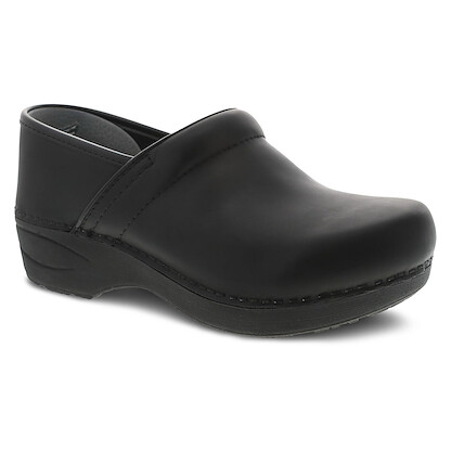 Dansko Women's XP 2.0 Clog Black Waterproof Pull Up Leather - 3950020202