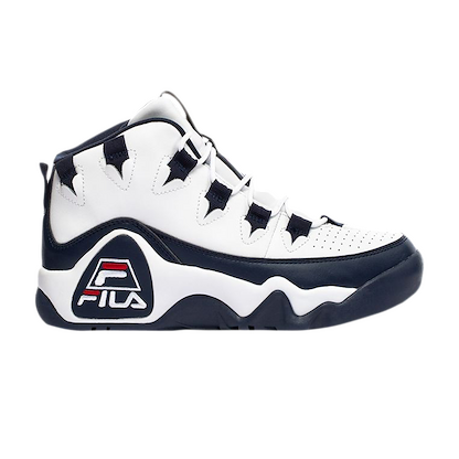 FILA Unisex Kids' Grant Hill 1 Basketball Shoes White/Fila Navy/Fila Red - 3BM00628-125