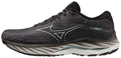Mizuno Men's Wave Rider 27 Ebony/Illusion Blue - 411415.EYIB
