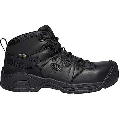 KEEN Utility Men's Detroit XT+ Waterproof Carbon Fiber Toe Work Boot Black/Black - 1023238