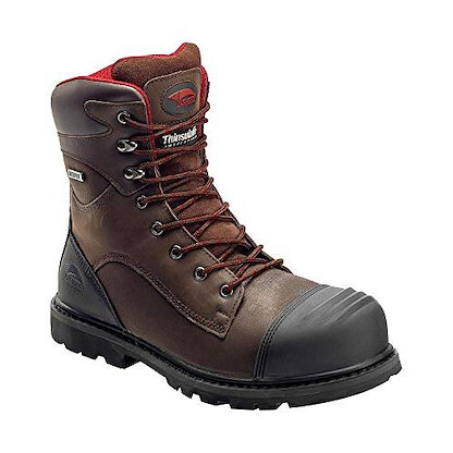 Avenger Men's 8" Ripsaw Carbon Composite Toe EH Insulated Waterproof Work Boot Brown - A7575