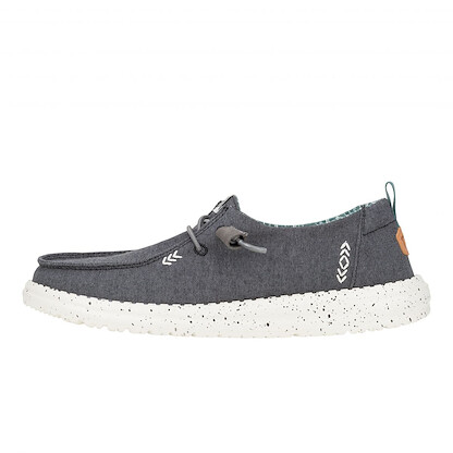 HEY DUDE Shoes Women's Wendy Chambray Black - 41883-001
