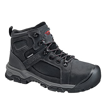 Avenger Men's 6" Ripsaw Alloy Toe EH PR Waterproof Work Boot Black - A7337