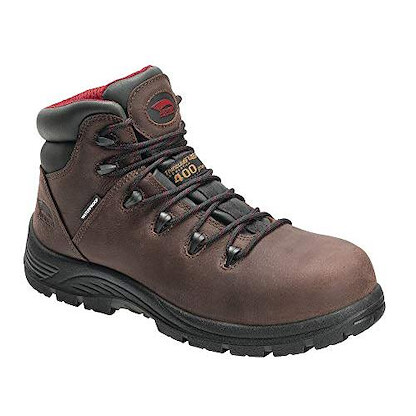Avenger Men's 6" Framer Composite Toe EH Insulated PR Waterproof Work Boots Brown - A7228
