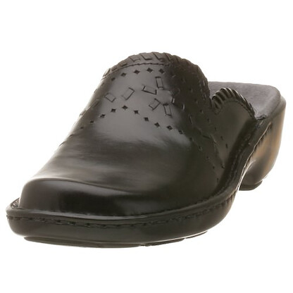 Clarks Women's Susa Clog Black Leather - 73542