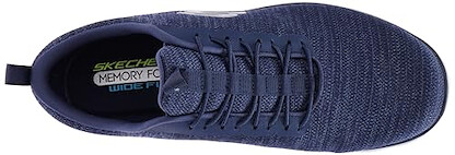 Skechers Men's Sports Shoes, Navy Gray, 10