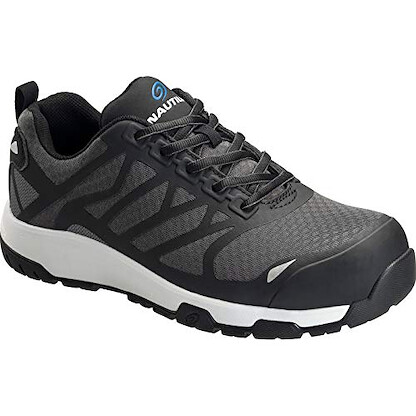 Nautilus Men's Velocity Composite Toe Slip Resistant ESD Work Shoe  Grey - N2427