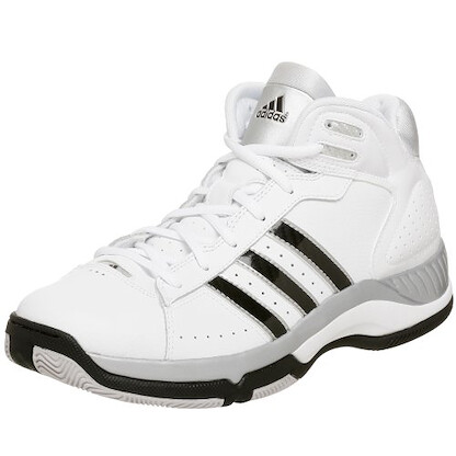 Adidas Men's Blindside 4 Basketball Shoe White/Black/Silver - 046171
