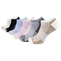 Merrell Unisex Recycled Cushion No-Show Socks Grey Assorted (6 pairs) - MEA33809N6B2001-GYAST