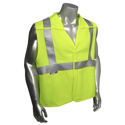 Radians Men's Type R Breakaway Modacrylic FR Class 2 Safety Vest Neon Yellow - SV94-2VGSFR