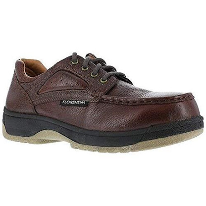 FLORSHEIM WORK Men's Eurocasual SD Composite Toe Work Shoe Dark Brown - FS2400
