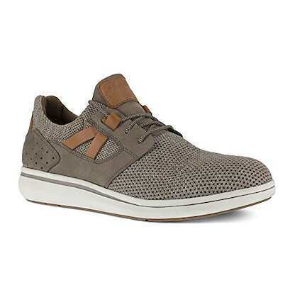 FLORSHEIM WORK Men's Adventure SD Steel Toe Casual Work Oxford Mushroom - FS2473