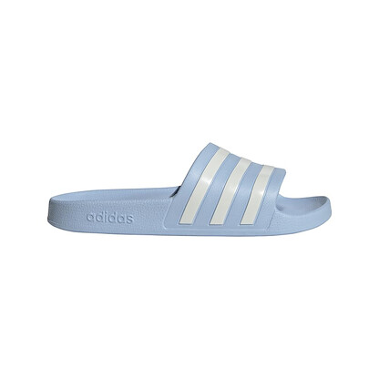 Adidas Women's Adilette Aqua Slide Glow Blue/Zero Metallic/Zero Metallic - IE8919