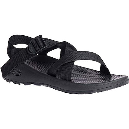 Chaco Men's Mega Z/Cloud Sandal Solid Black - J106635