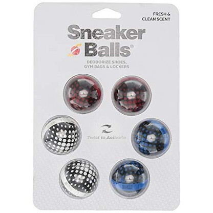 Sof Sole Sneaker Balls Shoe, Gym Bag, and Locker Deodorizer, 3 Pair, Matrix