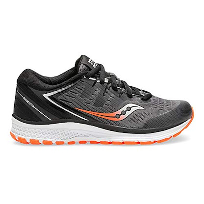 Saucony Kids' Guide ISO 2 Running Shoe Black/Grey - S31000-5