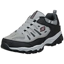 Skechers Sport Men's Afterburn Extra Wide Fit Wonted Loafer Gray/Black
