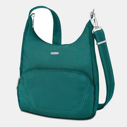 Travelon Anti-Theft Classic Essential Messenger Bag Spruce - 42457-440