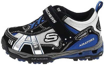 Skechers Toddler Boys' Hybrid Avionics Black/Royal - 92600N/BKRY
