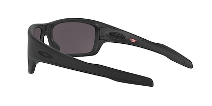 Oakley Men's OO9263 Turbine Rectangular Sunglasses, Matte Black/Prizm Grey Polarized, 65 mm