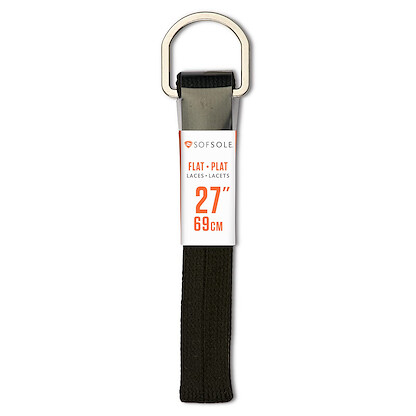 Sof Sole Athletic Flat Shoe Laces - 27" - Black