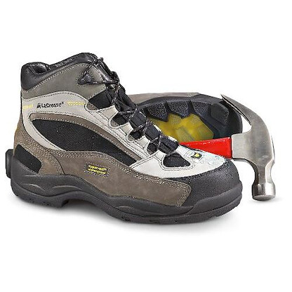 LaCrosse Women's 6" Caisson Composite Toe Waterproof Work Shoe Gray - 469018