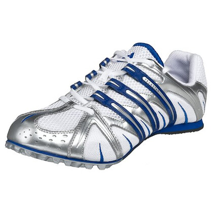 Adidas Unisex Cosmo 2005 Track & Field Shoe White/Blue/Metallic Silver - 114369