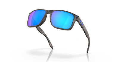 Oakley Mens OO9102 Holbrook Polarized Square Sunglasses, Matte Black Tortoise/Prizm Sapphire Iridium Polarized, 57 mm