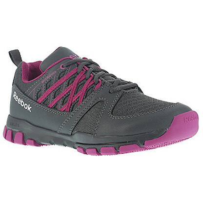 Reebok Work Women's Sublite Athletic Work Shoe Grey/Pink - RB408