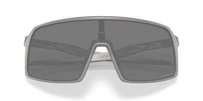 Oakley Men's OO9406 Sutro Rectangular Sunglasses, Titanium/Prizm Black, 37 mm