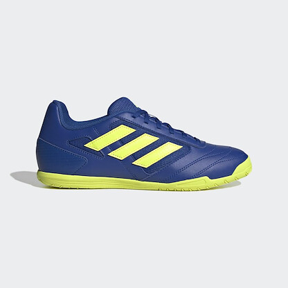 Adidas Men's Super Sala 2 Indoor Soccer Shoe Team Royal Blue/Team Solar Yellow/Core Black - GZ2558